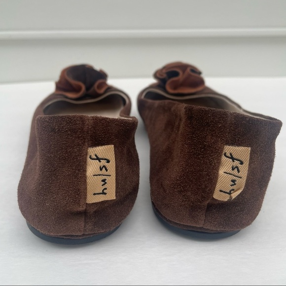 fs/ny brown suede flats shoes size 8.5 - Picture 7 of 14